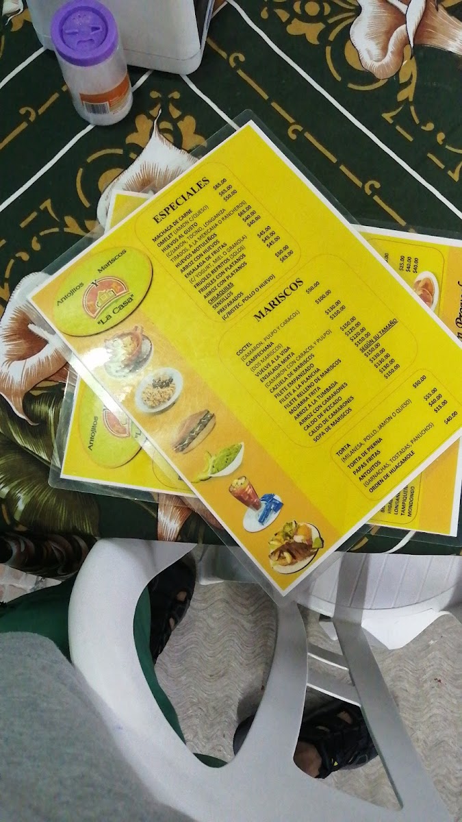 Antojitos LA Casa Menu - Image 3